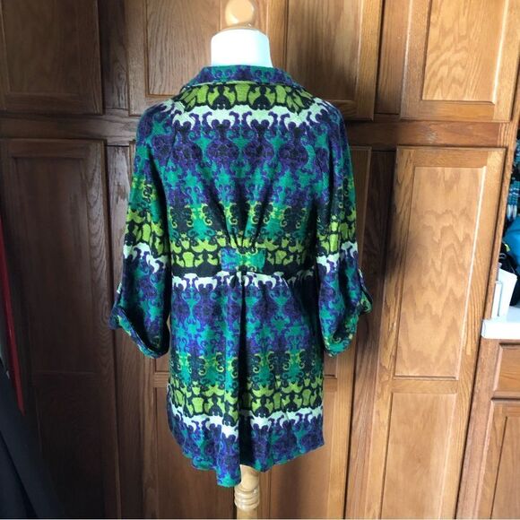 Anthropologie Luii V-Neck Buttons Boho Jacket - M - Picture 12 of 16